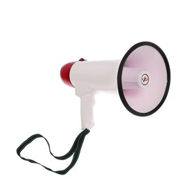 {{photo.Alt || photo.Description || 'УЦЕНКА Мегафон ручной, 25 Вт, 400 м, запись 10 сек, сирена, бело-красный'}}