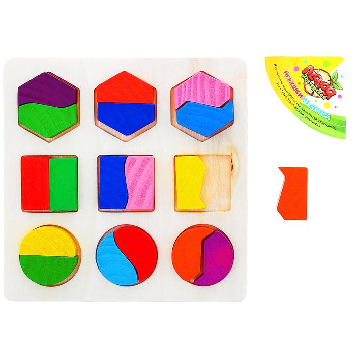 Головоломка «Собери фигуру», 18 деталей