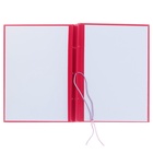 Папка «Курсовая работа» А4, бумвинил, гребешки/сутаж, (без бумаги) красная 10КР01 - Фото 3