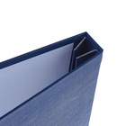 Папка «Выпускная квалификационная работа» бумвинил, гребешки/сутаж, без бумаги, синяя (вместимость до 150 листов) - Фото 3