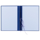 Папка «Выпускная квалификационная работа на степень бакалавра» бумвинил, гребешки/сутаж, без бумаги, синяя, (вместимость до 150 листов) - Фото 2