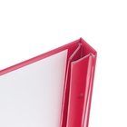 Папка «Выпускная квалификационная работа» бумвинил, гребешки/сутаж, без бумаги, красная, (вместимость до 150 листов) - Фото 3