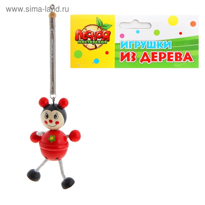 Попрыгунчик на пружине "Божья коровка" - Фото 1