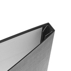 Папка «Дипломный проект» А4 бумвинил, гребешки/сутаж, без бумаги, чёрная (вместимость до 150 листов) - Фото 3