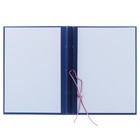Папка "Магистерская диссертация" бумвинил, гребешки/сутаж, без бумаги, цвет синий (вместимость до 300 листов) - фото 8459092
