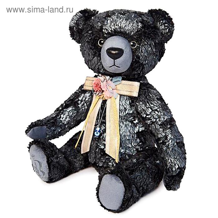 Мягкая игрушка «Медведь БернАрт», цвет серебряный металлик, 34 см - Фото 1