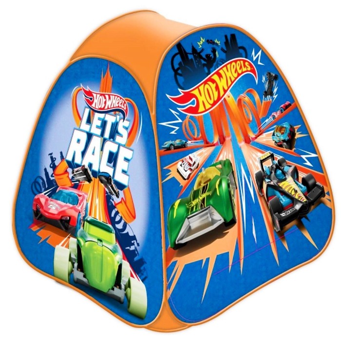 Палатка игровая Hot Wheels, 81 х 90 х 81см, в сумке - Фото 1