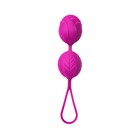 Вагинальные шарики Eromantica Blossom, силикон, фиолетовый, 3,5 см - Фото 3
