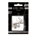 Головоломка металлическая «Игры разума. Умные гвозди» №4, на блистере - Фото 2