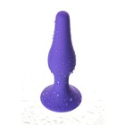 Анальная пробка «Штучки-Дрючки», размер M, силикон, фиолетовый, 12,5 см - Фото 5