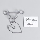 Головоломка металлическая «Игры разума. Раздели на части» №3 - Фото 2