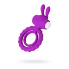 Эрекционное кольцо на пенис JOS GOOD BUNNY, силикон, фиолетовый, 9 см - Фото 1