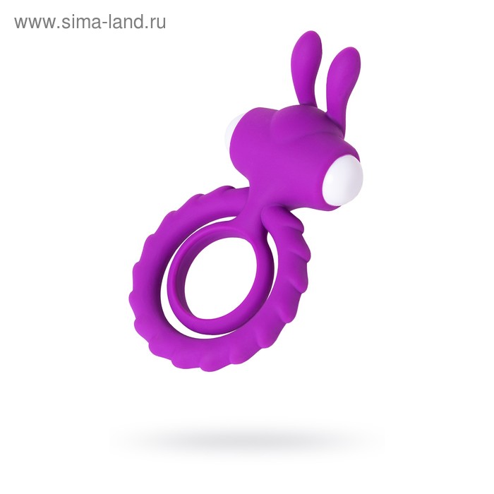 Эрекционное кольцо на пенис JOS GOOD BUNNY, силикон, фиолетовый, 9 см - Фото 1