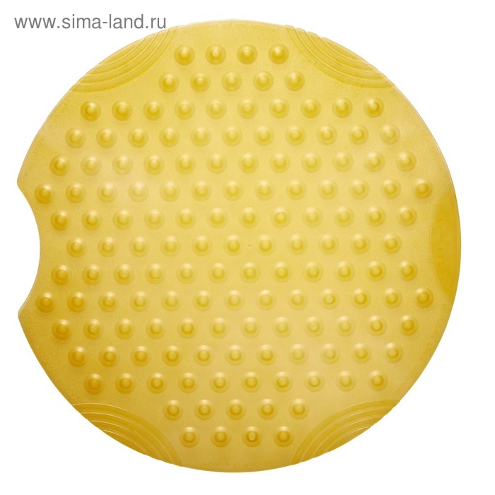 Коврик противоскользящий Tecno Ice желтый, 55 см - Фото 1