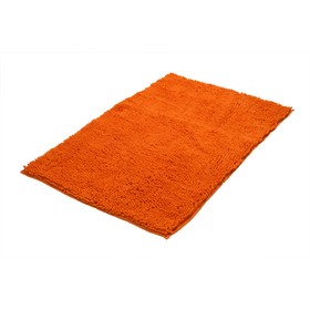 Коврик для ванной комнаты Soft, оранжевый, 55x85 см