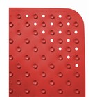 Коврик противоскользящий Plattfuß, красный, 54x54 см - Фото 2