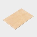 Доска разделочная деревянная Доляна, 28×19×0,5 см - Фото 5
