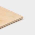 Доска разделочная деревянная Доляна, 28×19×0,5 см - фото 4272688