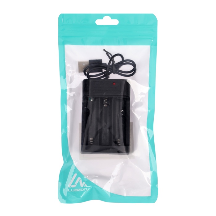 Зарядное устройство для трех аккумуляторов АА UC-25, USB, ток заряда 250 мА, чёрное - фото 51596953