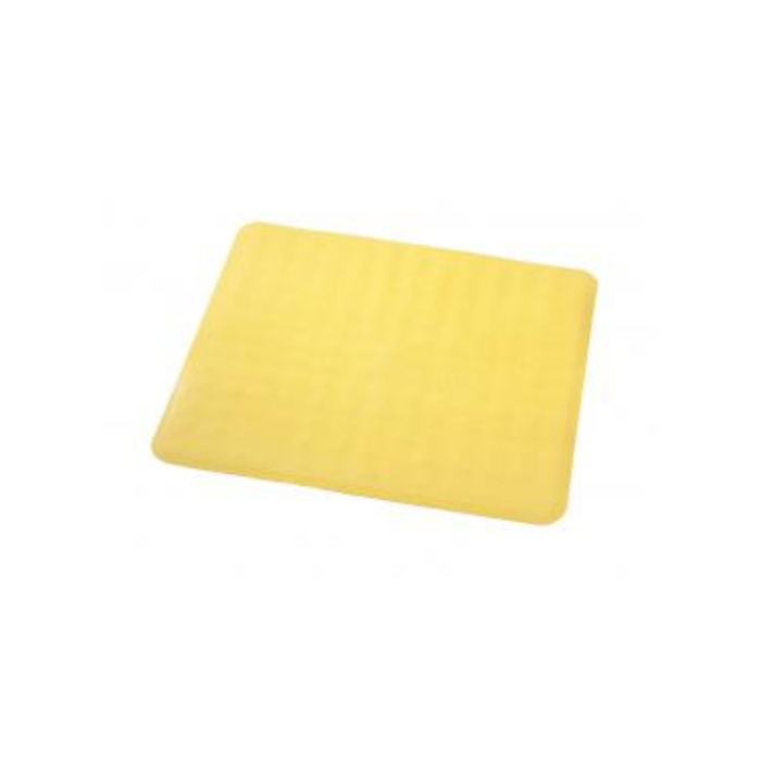 Коврик противоскользящий Basic, желтый, 51x51 см