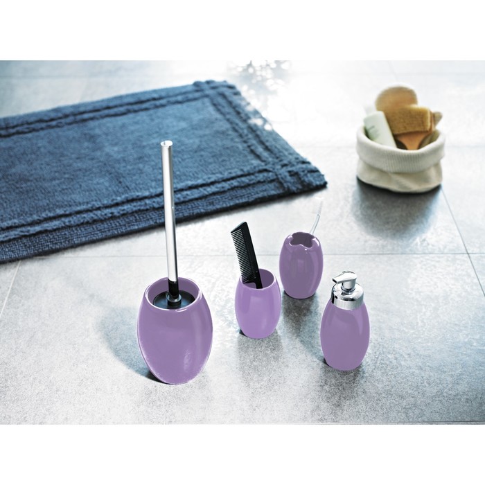 Дозатор для жидкого мыла Shiny, фиолетовый - фото 1908458461