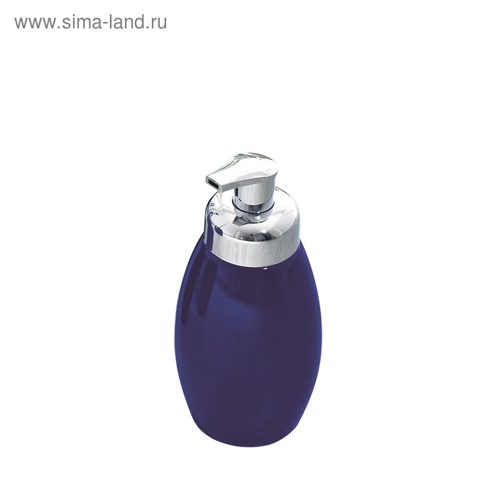Дозатор для жидкого мыла Shiny, синий - Фото 1