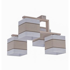 

Люстра Lea 4x60Вт E27 светлое дерево