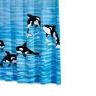 Штора для ванных комнат Orka, цвет синий/голубой, 180x200 см - Фото 2