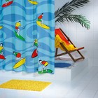 Штора для ванных комнат Maui, цветная, 180x200 см - Фото 1