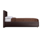 Кровать «Космопорт» с ПМ, 160×200 см, экокожа, цвет горький шоколад - Фото 4