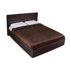 Кровать «Космопорт» с ПМ, 160×200 см, экокожа, цвет горький шоколад - Фото 6