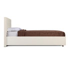 Кровать «Космопорт» без ПМ, 140×200 см, экокожа, цвет ванильное суфле - Фото 4