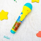 Микрофон музыкальный «Мишка», световые и звуковые эффекты, работает от батареек, в пакете - фото 27167669