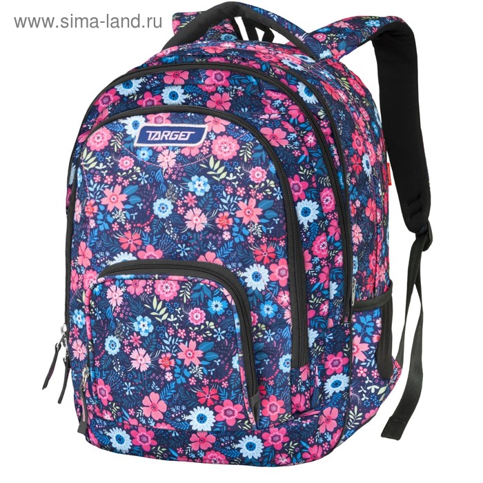 яРюкзак молодежный эргоном.спинка Target 44*32*18 дев Jungle flowers 2 в 1 - Фото 1