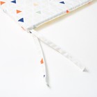 Подушка на стул уличная «Этель» Треугольники, 45×45 см, репс с пропиткой ВМГО, 100% хлопок - Фото 3