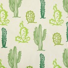 Подушка на 2-местную скамейку Этель: Кактусы, 45 × 120 см, репс с пропиткой ВМГО, 100%-ный хлопок - Фото 2