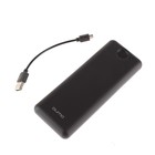 Внешний аккумулятор Qumo PowerAid, 15600 мАч, 2 USB, USB/Type C, черный - Фото 3