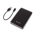 Внешний аккумулятор Qumo PowerAid, 5000 мАч, 2 USB, 2.4 А, USB/Type C, черный - Фото 3