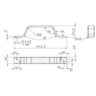 Ручка-скоба РС-100-5 цинк, 50 шт. (комплект 50 шт) - фото 22741268