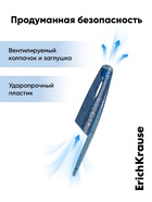 Стираемая ручка ErichKrause R=301 Magic Gel, гелевая, узел 0.5 мм, синяя - Фото 8