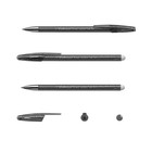 Ручка гелевая стираемая Erich Krause R-301 Magic Gel, узел 0.5 мм, чернила чёрные, длина письма 200 м, цена за 1 шт - Фото 4