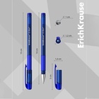 Ручка гелевая ErichKrause G-Star, чернила синие, узел 0.5 мм, грип-зона из резины, длина письма 600 метров (комплект 12 шт) - фото 20927878