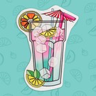 Полотенце пляжное «Коктейль», 110×150 см, 100 % п/э - Фото 1