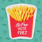 Полотенце пляжное «Картошка фри», 130×150 см, 100 % п/э - Фото 1