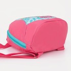 Рюкзак детский на молнии, светоотражающая полоса, цвет розовый - Фото 7