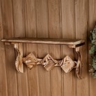 Вешалка-полка, 3 крючка, хвоя "Добропаровъ" термо - фото 20928053