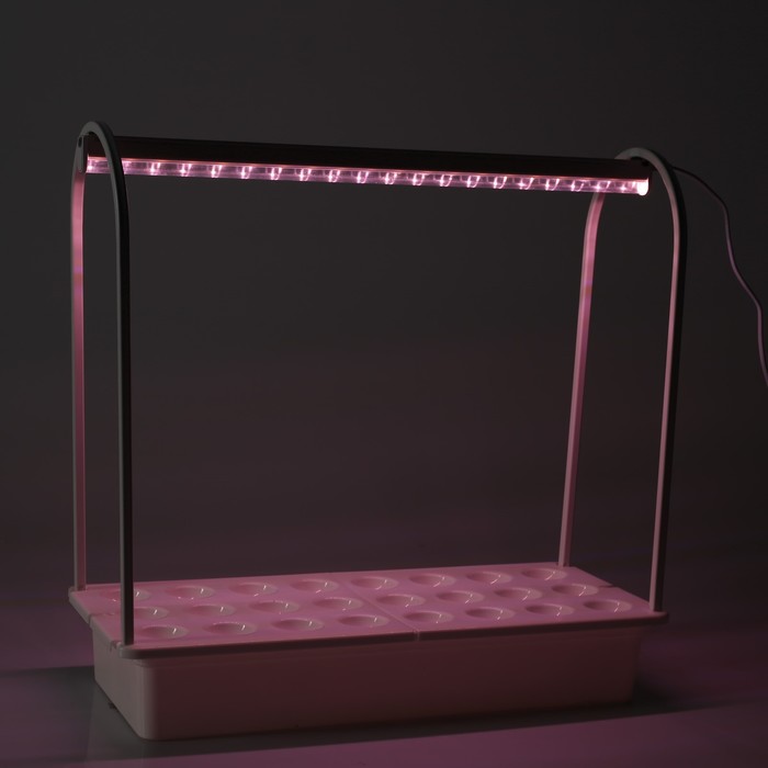 Фитосветильник светодиодный Uniel, 10 Вт, 540 мм, IP20, мультиспектр., набор для гидропоники - фото 1907000975