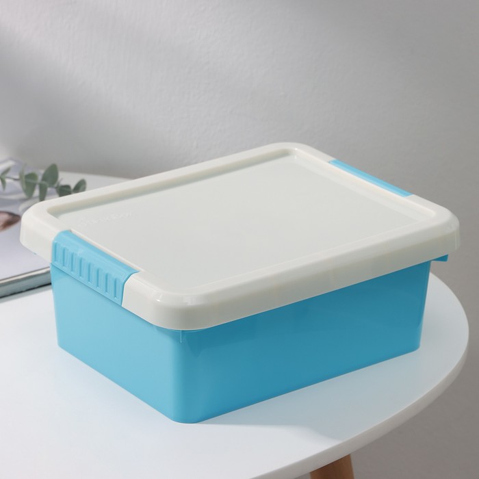 Контейнер для хранения с крышкой Kid's Box, 3 л, 25×20×10 см, цвет МИКС - Фото 1
