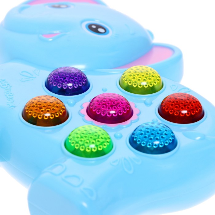 Игрушка музыкальная «Слонёнок», световые и звуковые эффекты 44998