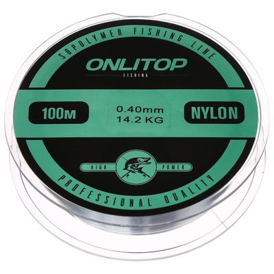 Леска LIZARD d=0,4 мм, 100 м, 14,2 кг, прозрачная